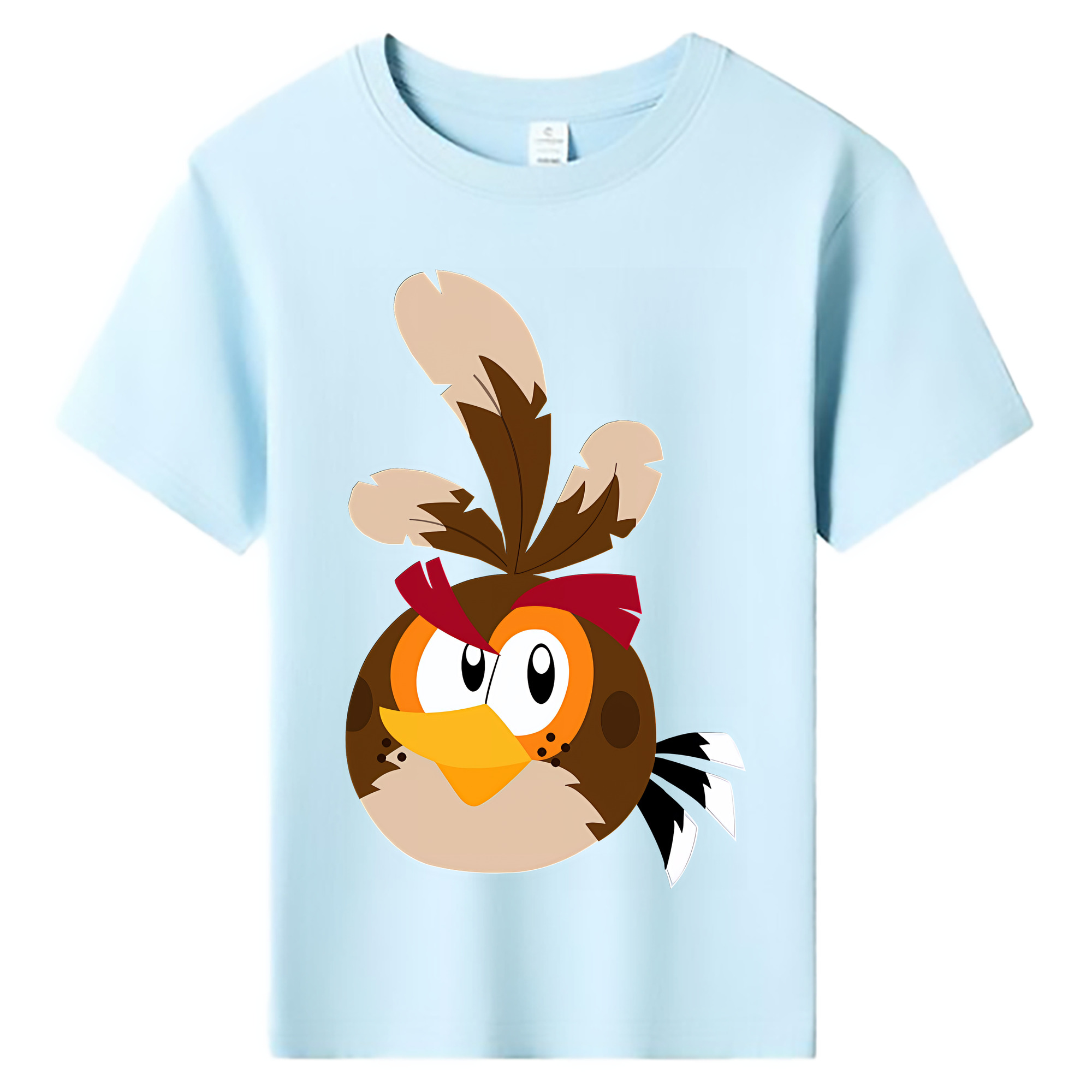 （画像用） Angry Birds アングリーバード 綿100％キッズTシャツ（フロントプリント）